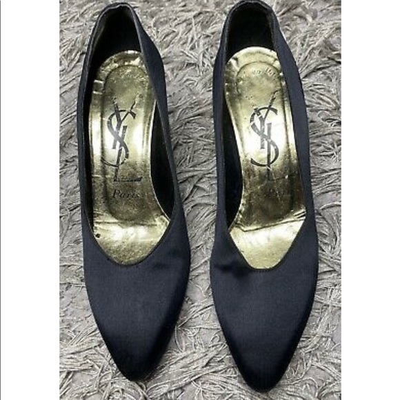YVES SAINT LAURENT Ysl HIGH HEEL PUMPS SHOES - Picture 1 of 10